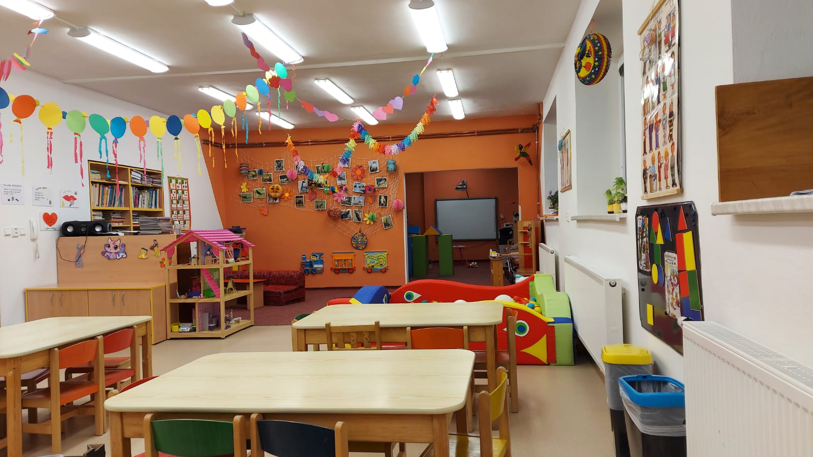 hrací prostory v mateřské škole
