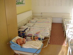 Ložnice v mateřské škole