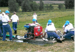 Hasičská soutěž v Hojkově 27.8.2005
