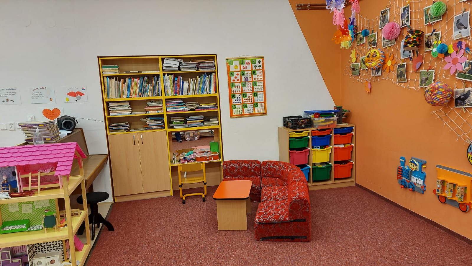 hrací prostory v mateřské škole