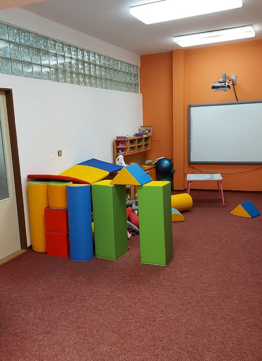hrací a výukové prostory v mateřské škole
